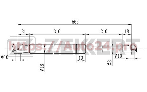 GF-1909 Zekkert для KIA 817801F010