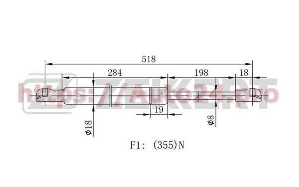 GF-1911 Zekkert для NISSAN 90450JD01B