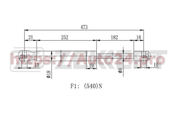 GF-1921 Zekkert для MITSUBISHI MR991808