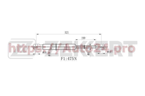 GF-1949 Zekkert для VAG 5N0827550E