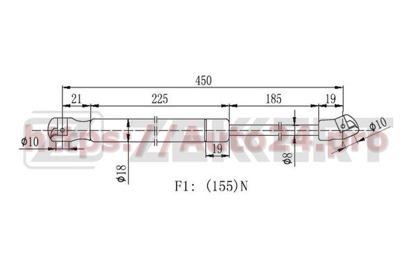 GF-1998 Zekkert для JEEP 55360171AD
