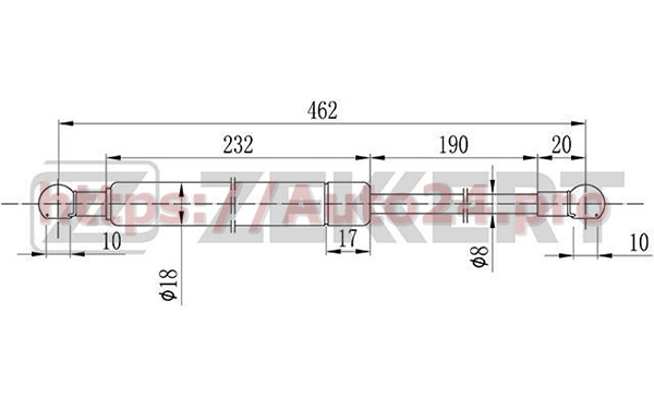 GF-2000 Zekkert для CHEVROLET 96548931