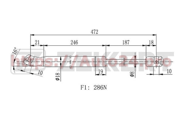 GF-2016 Zekkert для HYUNDAI 817800U200