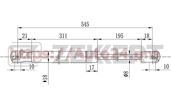 GF-2029 Zekkert для KIA 817813E011
