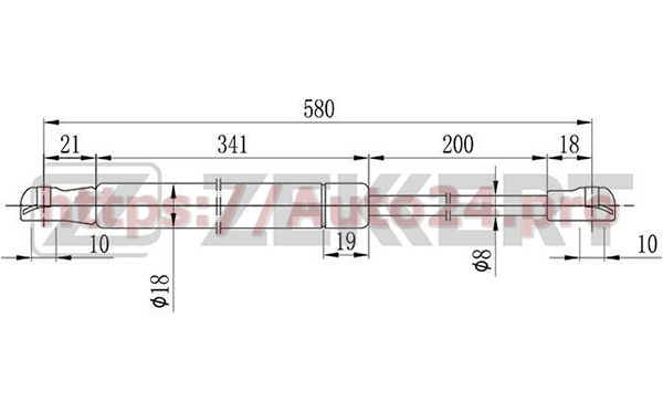 GF-2038 Zekkert для NISSAN 90451JG40A