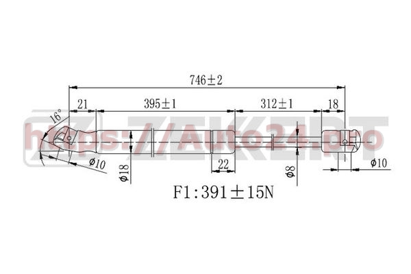 GF-2058 Zekkert для HYUNDAI 811613L000