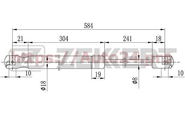 GF-2081 Zekkert для RENAULT 7000210541C0