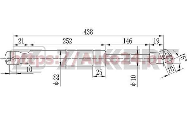 GF-2086 Zekkert для TOYOTA 5344069026