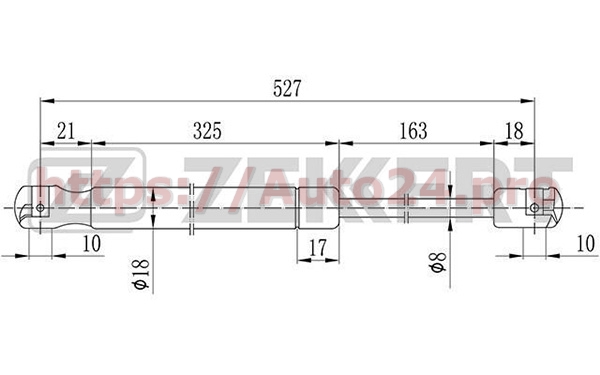 GF-2090 Zekkert для JEEP 05115226AB