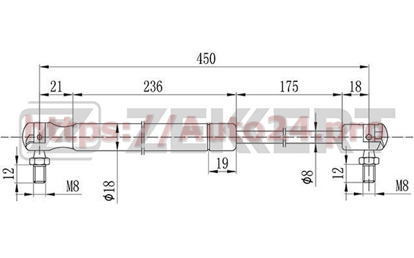 GF-2100 Zekkert для LADA 21080823101005