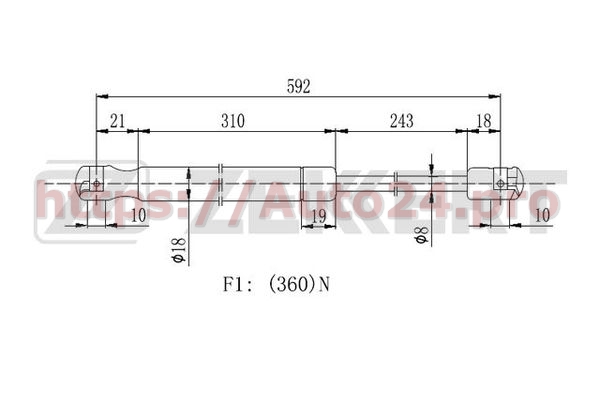 GF-2104 Zekkert для RENAULT 654712943R