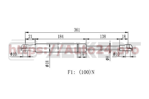 GF-2115 Zekkert для KIA 871703E010