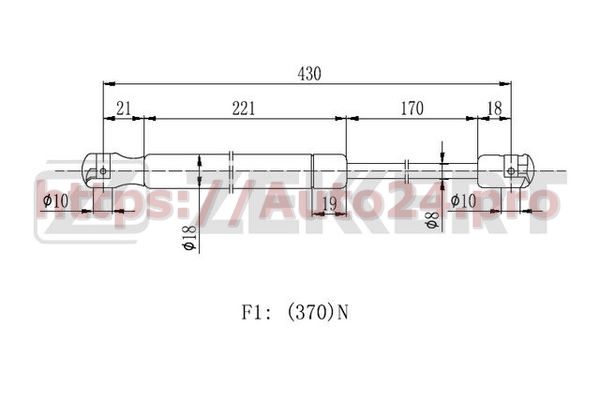 GF-2129 Zekkert для TOYOTA 689600D010