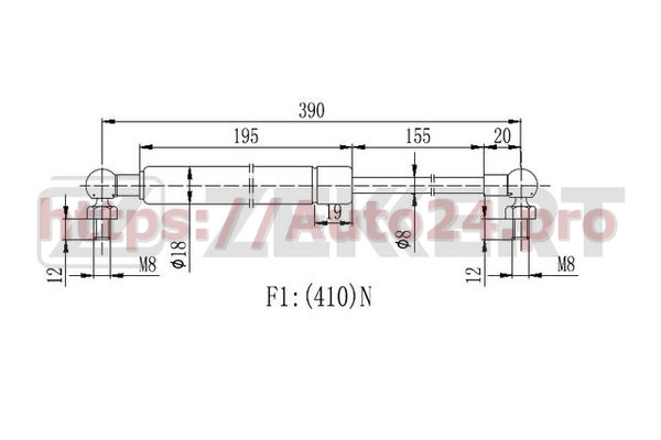 GF-2142 Zekkert для NISSAN 6547140U10