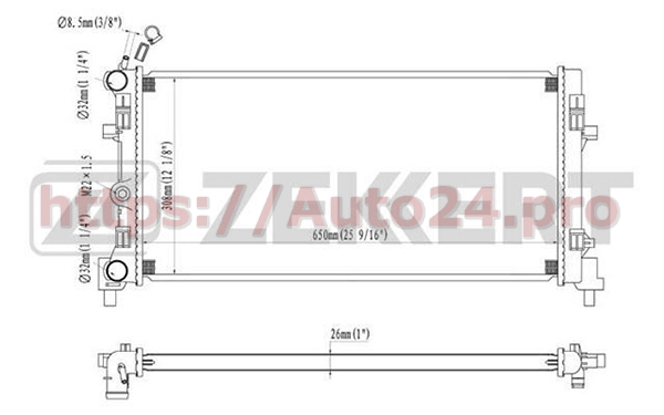 MK-1009 Zekkert для VAG 6R0121253N