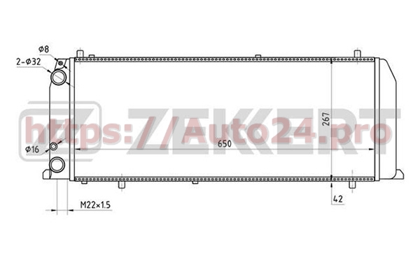 MK-1020 Zekkert для VAG 443121253