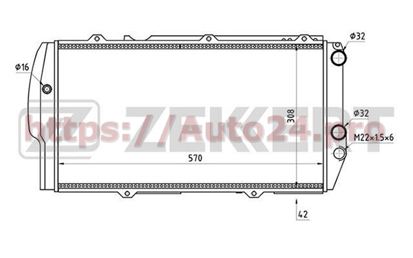 MK-1021 Zekkert для VAG 431121251AB