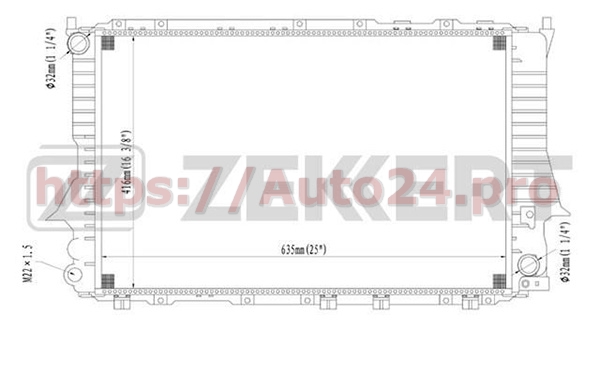 MK-1025 Zekkert для VAG 4A0121251Q