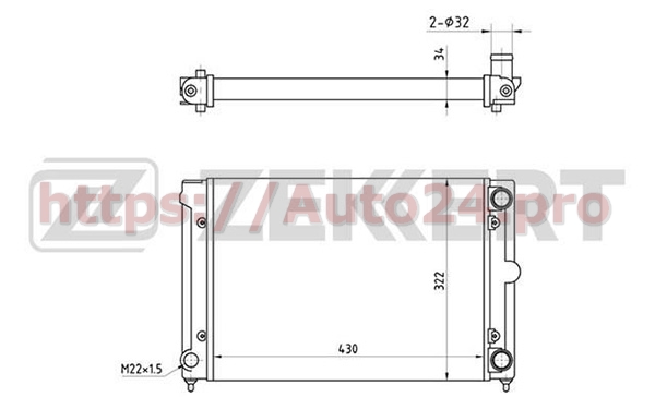 MK-1032 Zekkert для VAG 353121253AA