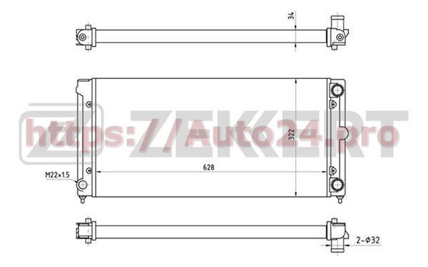 MK-1034 Zekkert для VAG 353121253F