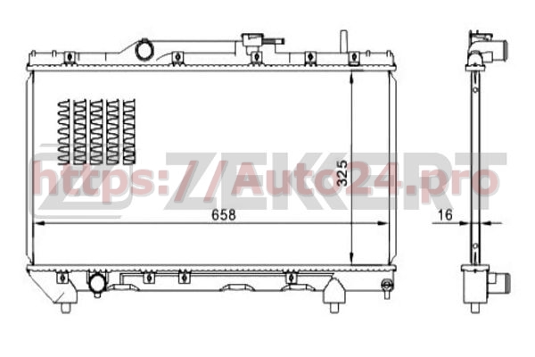 MK-1043 Zekkert для TOYOTA 1640015570