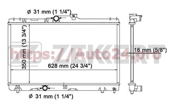MK-1044 Zekkert для TOYOTA 1640016660