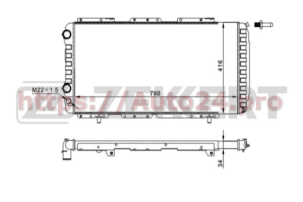 MK-1047 Zekkert для ALFA ROMEOFIATLANCIA 1301NO