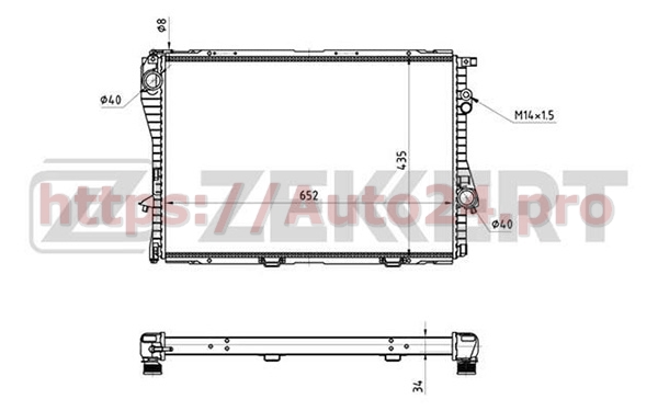 MK-1048 Zekkert для ROLLS-ROYCE 17111737813