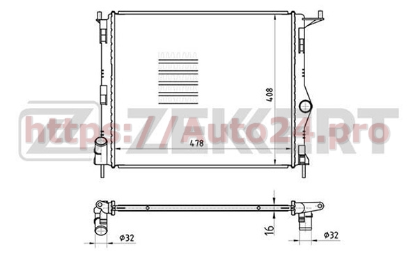 MK-1050 Zekkert для NISSAN 8200735038