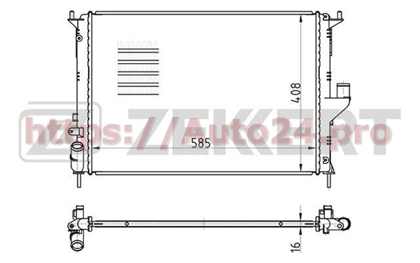 MK-1051 Zekkert для RENAULT 214100980R