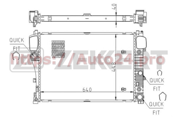 MK-1054 Zekkert для MERCEDES-BENZ 2215000503