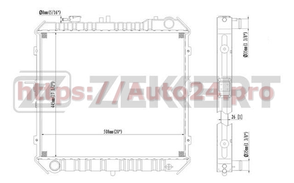MK-1062 Zekkert для KIA 0K01115200A