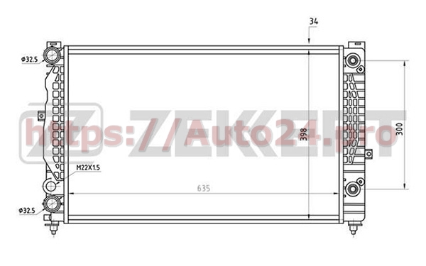 MK-1064 Zekkert для VAG 8D0121251BC