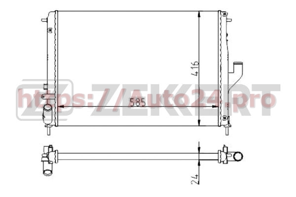MK-1083 Zekkert для NISSAN 8200582026
