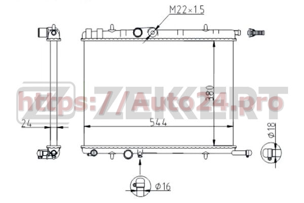 MK-1086 Zekkert для CITRO?NPEUGEOT 1330C6