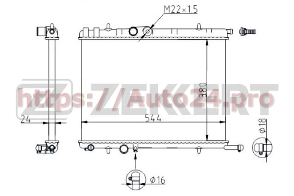 MK-1086 Zekkert для CITRO?NPEUGEOT 133065