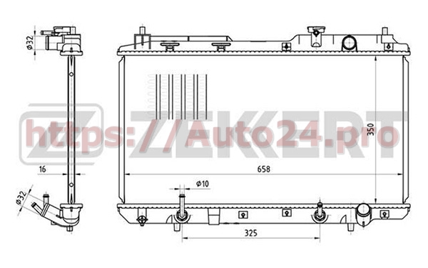 MK-1099 Zekkert для HONDA 19010P3F901