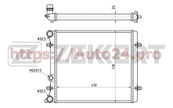 MK-1101 Zekkert для VAG 1J0121253K