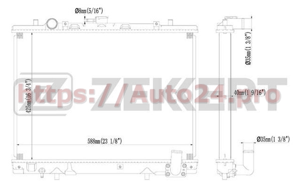 MK-1104 Zekkert для MITSUBISHI MR281023