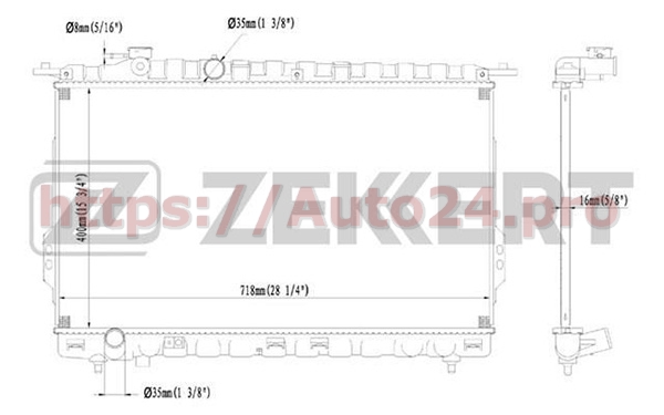 MK-1119 Zekkert для HYUNDAI 2531038005