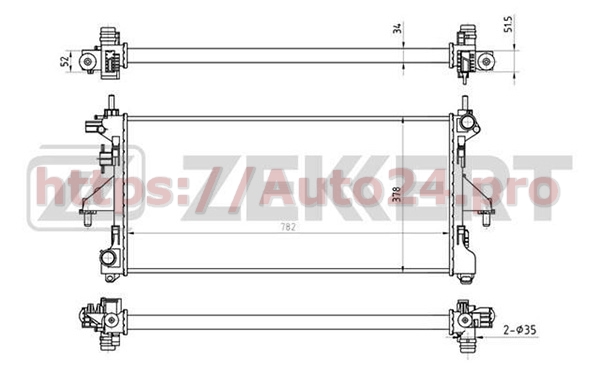 MK-1133 Zekkert для ALFA ROMEOFIATLANCIA 1362306080