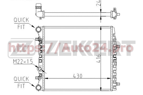 MK-1139 Zekkert для VAG 6Q0121253J