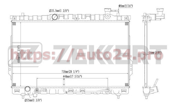 MK-1155 Zekkert для HYUNDAI 2531026070
