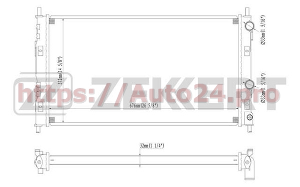 MK-1158 Zekkert для PLYMOUTH 5017620AA