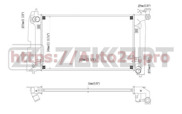 MK-1166 Zekkert для TOYOTA 164000D120