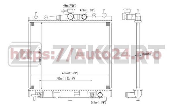 MK-1179 Zekkert для NISSAN 21460BH50A