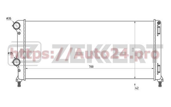 MK-1190 Zekkert для ALFA ROMEOFIATLANCIA 51861635
