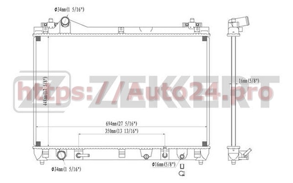 MK-1199 Zekkert для SUZUKI 1770065J30A00