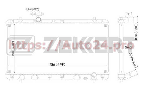 MK-1223 Zekkert для SUZUKI 1770054G00A00