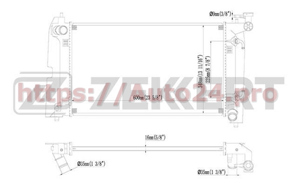 MK-1224 Zekkert для TOYOTA 164000D220